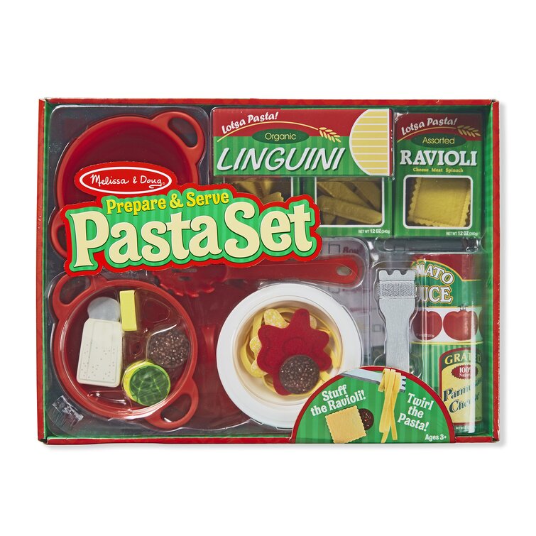 Melissa & doug pasta 2025 set